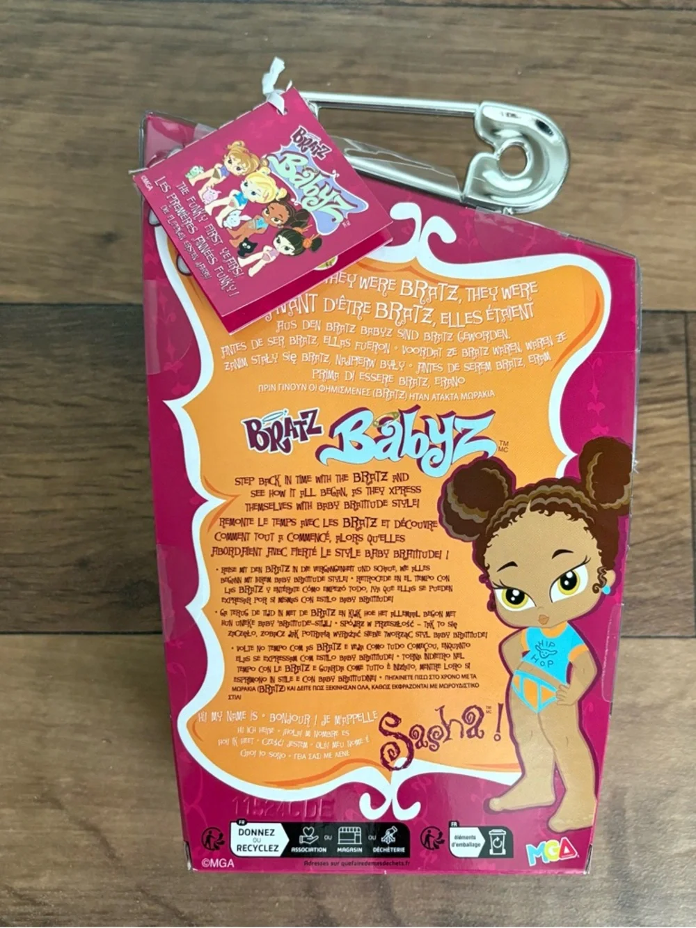 BRATZ Babyz SASHA Pet Bunny Boo Bottle Fashion Doll New Y2K Icon Collectible